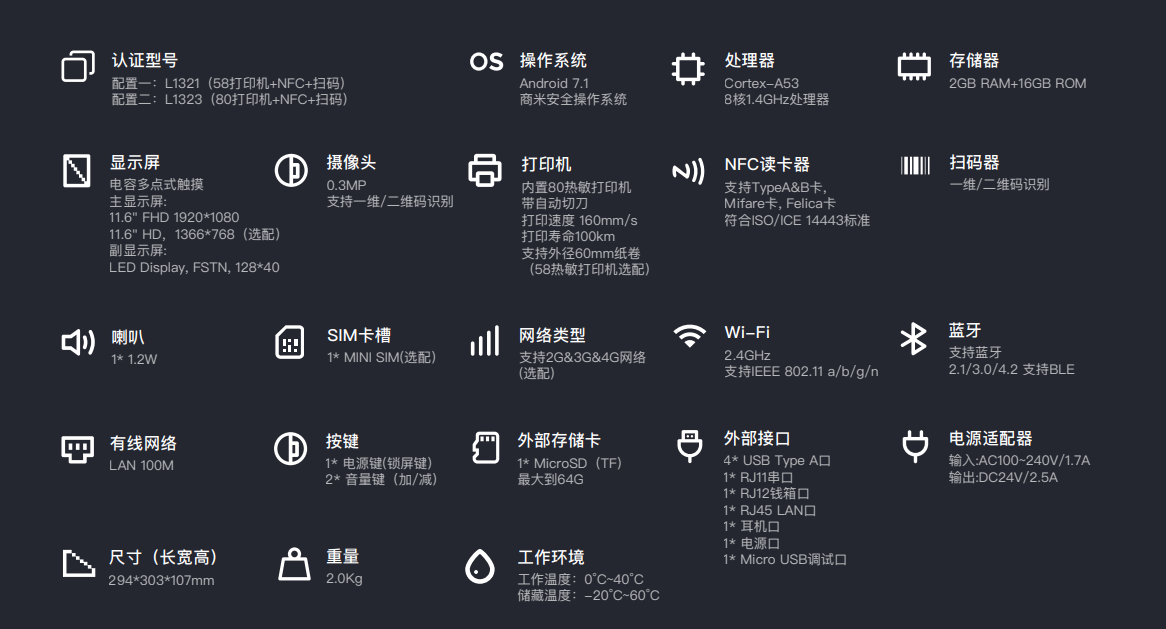 人臉掃碼臺(tái)式消費(fèi)機(jī)